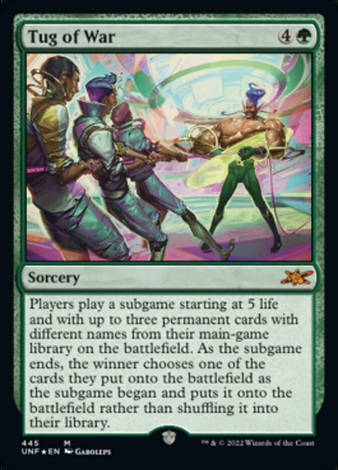 Tug of War (Galaxy Foil) [Unfinity] 