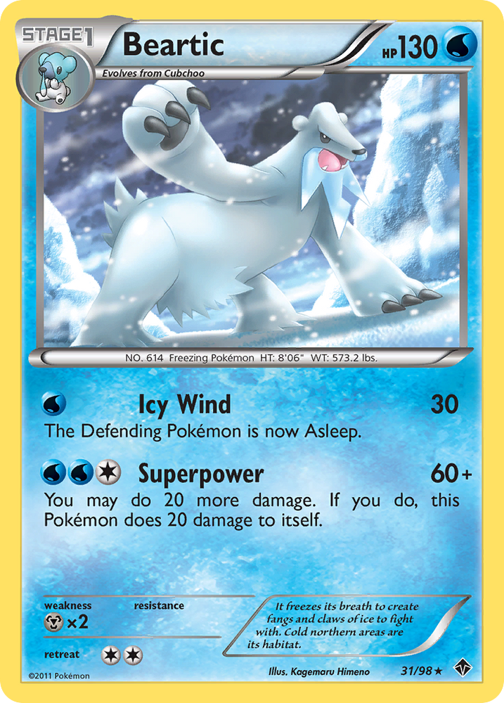 Beartic (31/98) [Black &amp; White: Emerging Powers] 