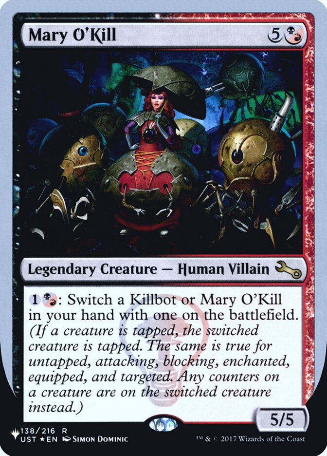 Mary O'Kill (Unfinity Foil Edition) [The List] 