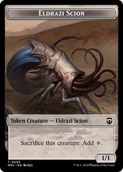 Eldrazi Scion // Eldrazi Spawn Double-Sided Token [Modern Horizons 3 Commander Tokens] 