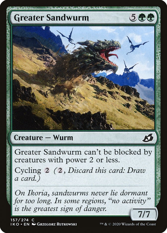 Greater Sandwurm [Ikoria: Lair of Behemoths] 