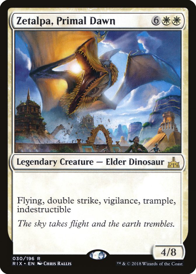 Zetalpa, Primal Dawn (Promo Pack) [Rivals of Ixalan Promos] 