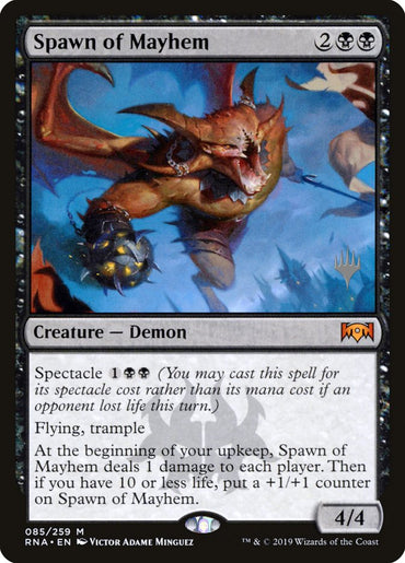 Spawn of Mayhem (Promo Pack) [Ravnica Allegiance Promos] 