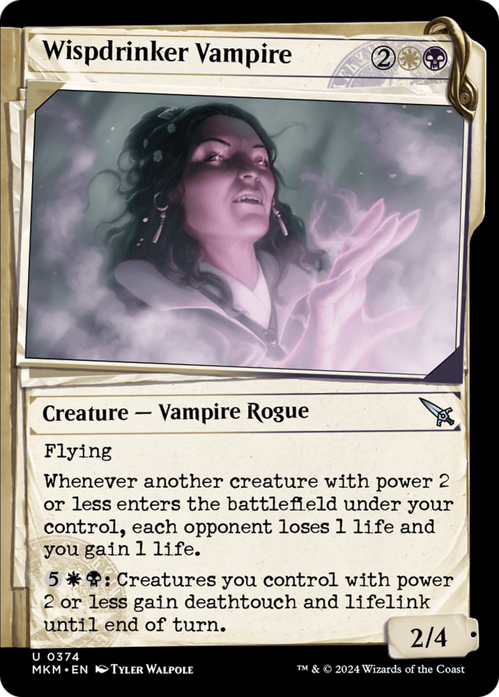 Wispdrinker Vampire (Showcase) [Murders at Karlov Manor] 