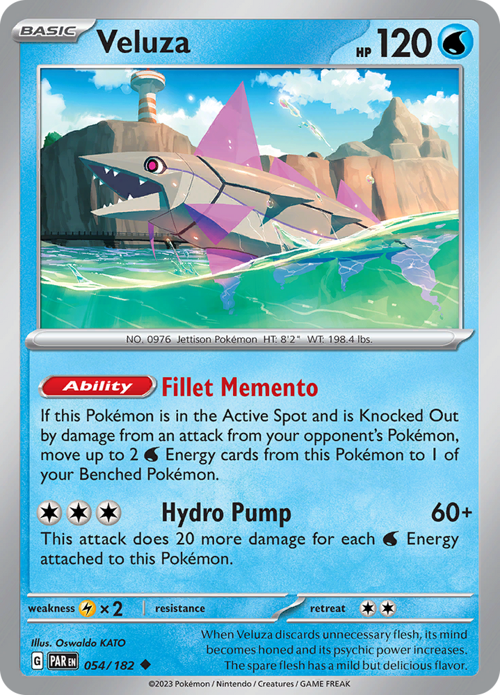 Veluza (054/182) [Scarlet &amp; Violet: Paradox Rift] 