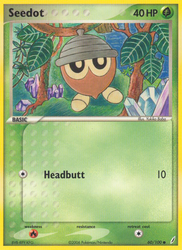 Seedot (60/100) [EX: Crystal Guardians] 
