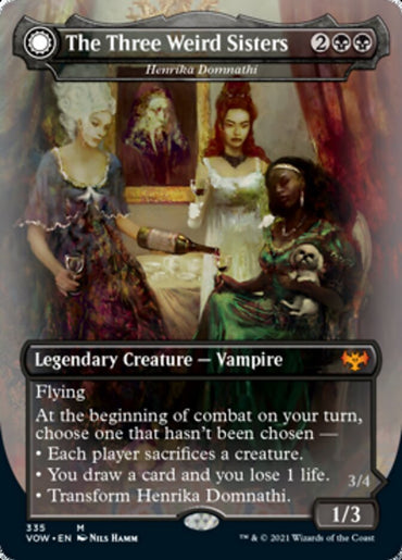 Henrika Domnathi // Henrika, Infernal Seer - The Three Weird Sisters // Fiends of Darkest Night [Innistrad: Crimson Vow] 
