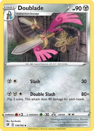 Doubleblade (134/192) [Sword &amp; Shield: Rebel Clash] 