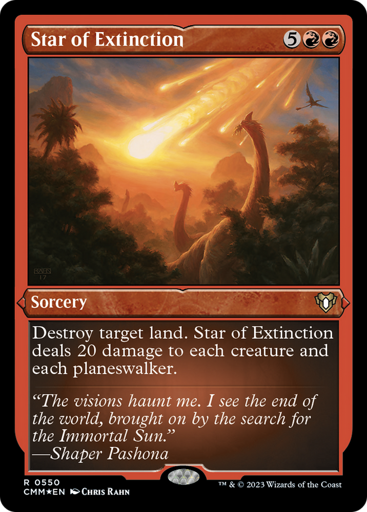 Star of Extinction (Foil Etched) [Commander Masters] 