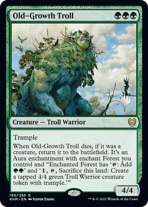 Old-Growth Troll (Promo Pack) [Kaldheim Promos] 