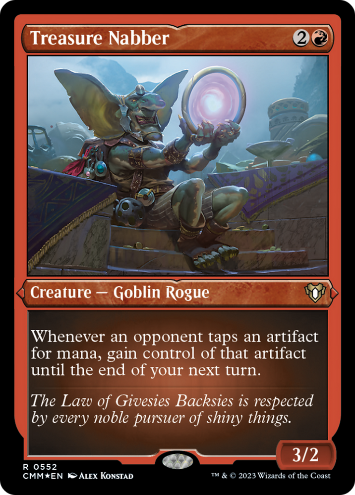 Treasure Nabber (Foil Etched) [Commander Masters] 
