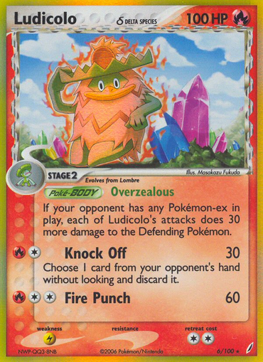 Ludicolo (6/100) (Delta Species) [EX: Crystal Guardians] 