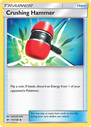 Crushing Hammer (115/149) [Sun &amp; Moon: Base Set] 