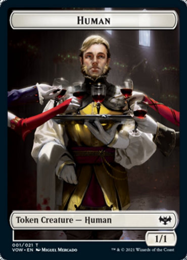 Human Token (001) [Innistrad: Crimson Vow Tokens] 