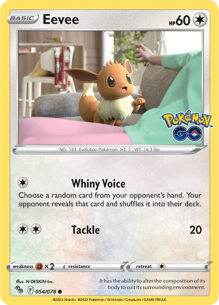 Eevee (054/078) [Pokémon GO] 