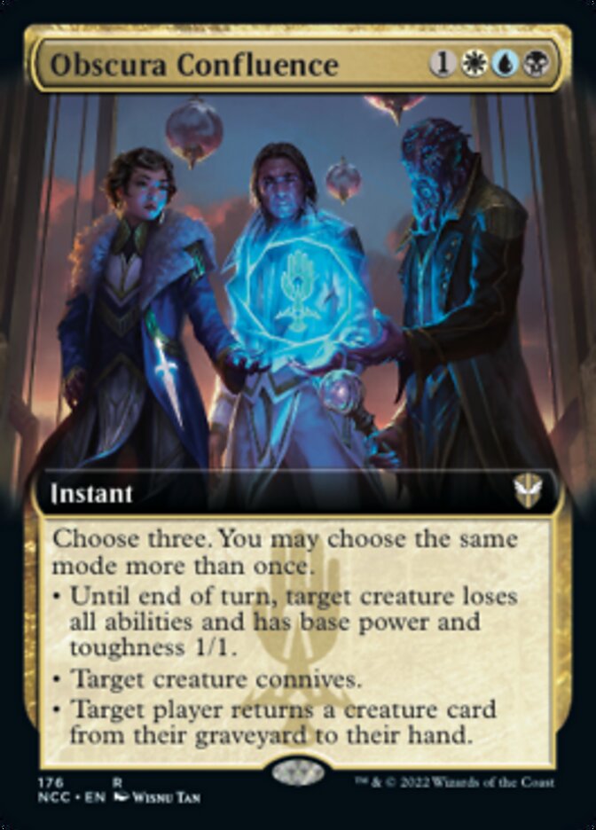Obscura Confluence (Extended Art) [Streets of New Capenna Commander] 