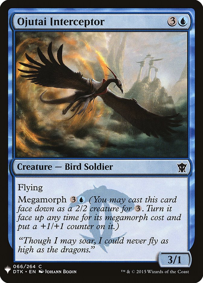 Ojutai Interceptor [Mystery Booster] 