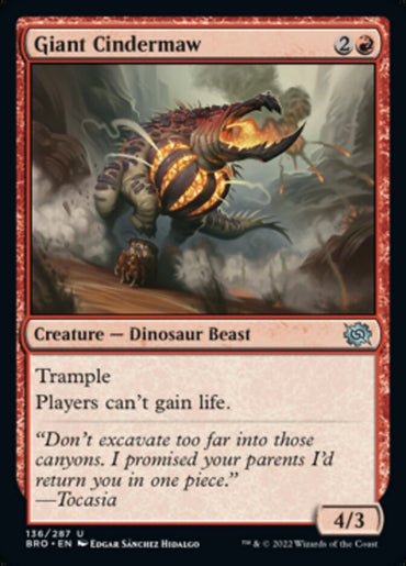 Giant Cindermaw [The Brothers' War] 