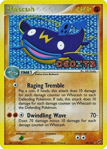 Whiscash (28/107) (Stamped) [EX: Deoxys] 