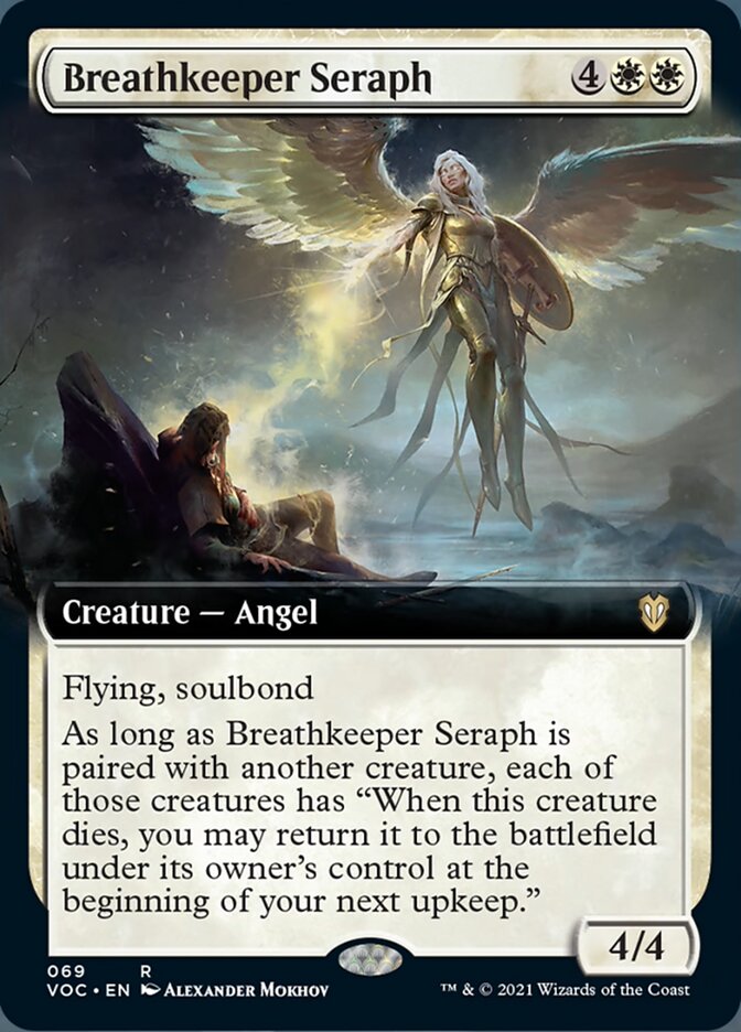 Breathkeeper Seraph (Extended Art) [Innistrad: Crimson Vow Commander] 
