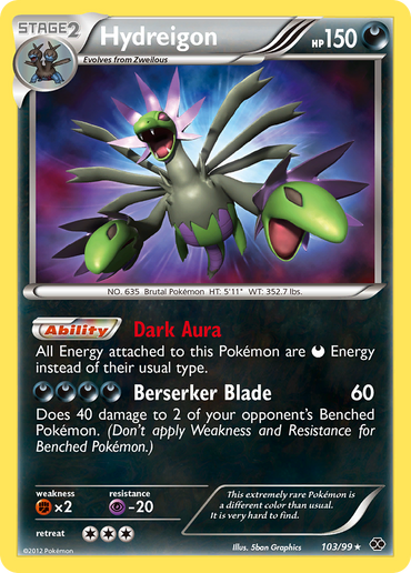 Hydreigon (103/99) [Black &amp; White: Next Destinies] 
