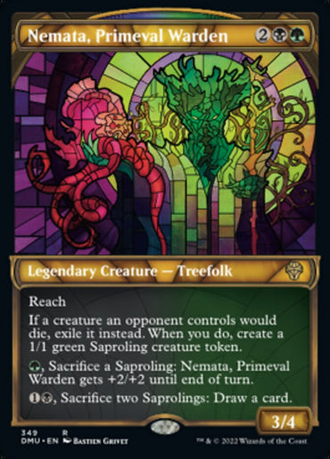 Nemata, Primeval Warden (Showcase Textured) [Dominaria United] 