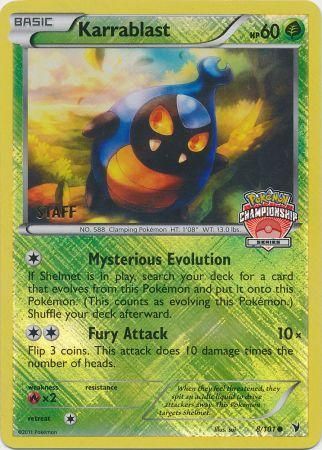 Karrablast (8/101) (Championship Promo Staff) [Black &amp; White: Noble Victories] 