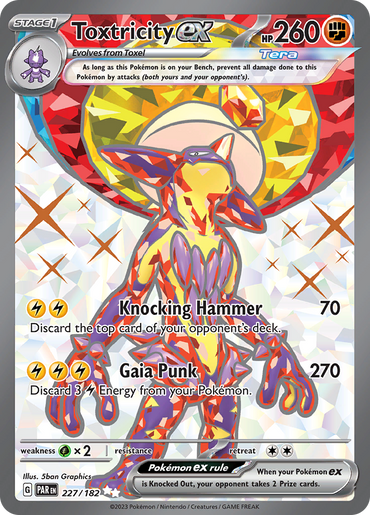 Toxtricity ex (227/182) [Scarlet &amp; Violet: Paradox Rift] 