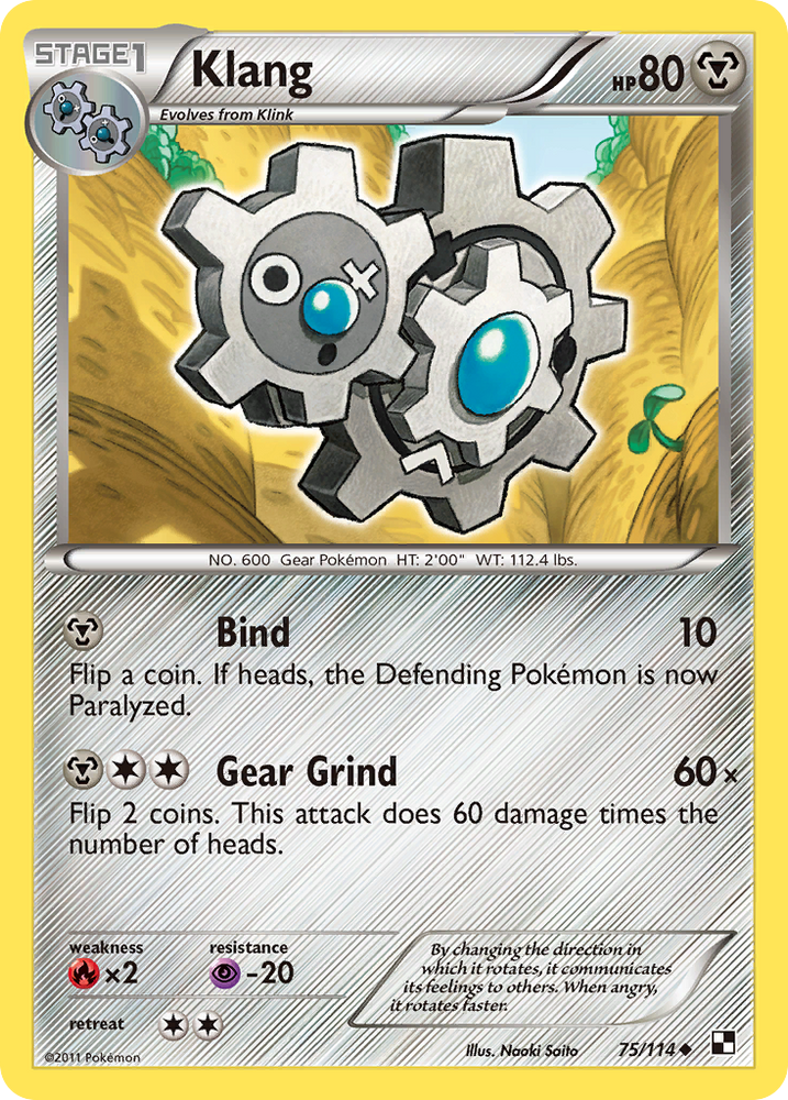 Klang (75/114) [Black &amp; White: Base Set] 