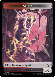 First Mate Ragavan // Spirit (13) Double-Sided Token [March of the Machine Tokens] 