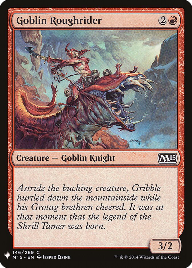 Goblin Roughrider [Mystery Booster] 