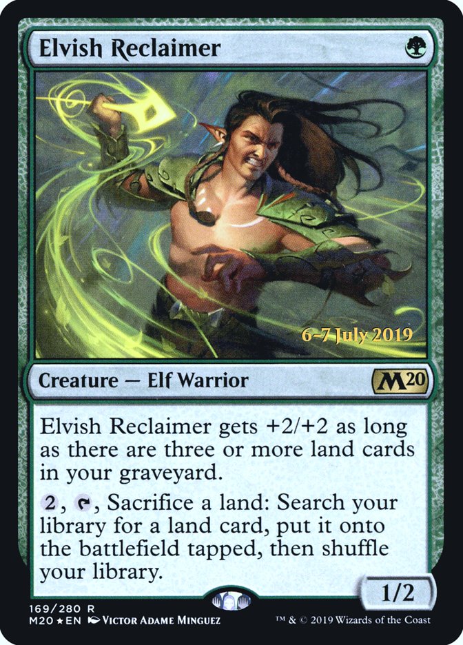 Elvish Reclaimer [Core Set 2020 Prerelease Promos] 