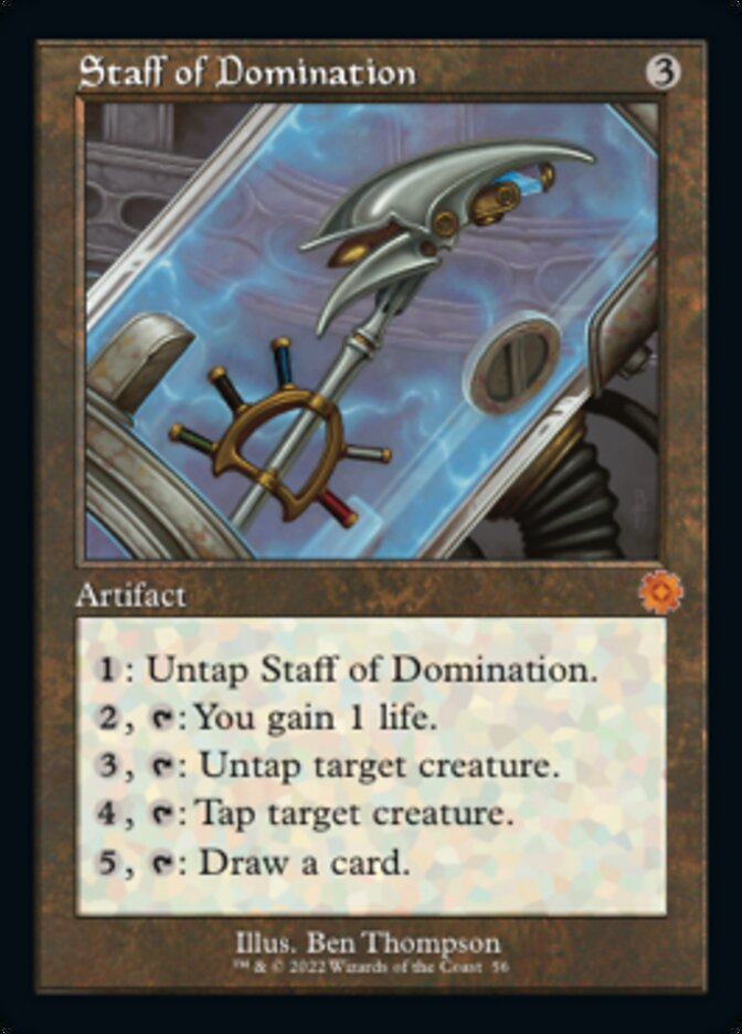 Staff of Domination (Retro) [The Brothers' War Retro Artifacts] 