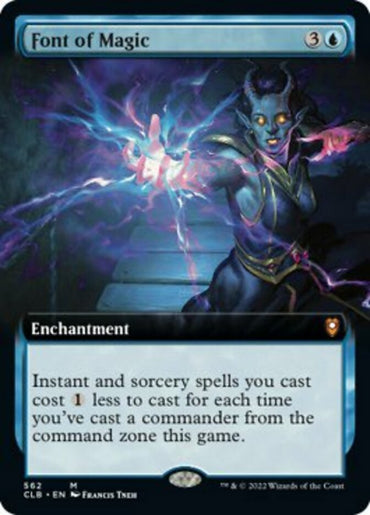 Font of Magic (Extended Art) [Commander Legends: Battle for Baldur's Gate] 