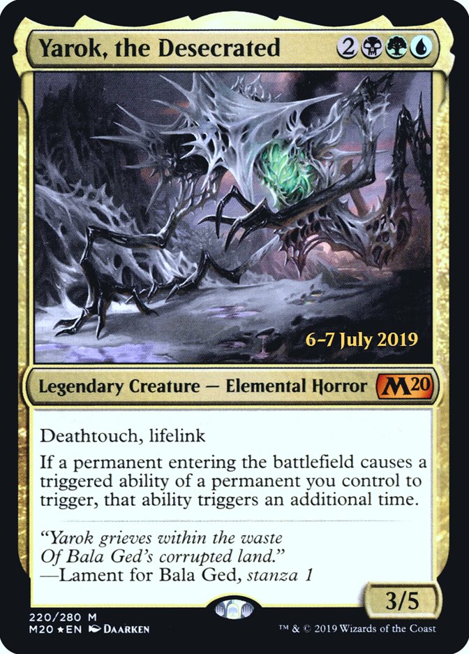 Yarok, the Desecrated [Core Set 2020 Prerelease Promos] 