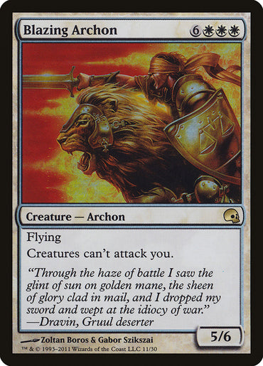 Blazing Archon [Premium Deck Series: Graveborn] 