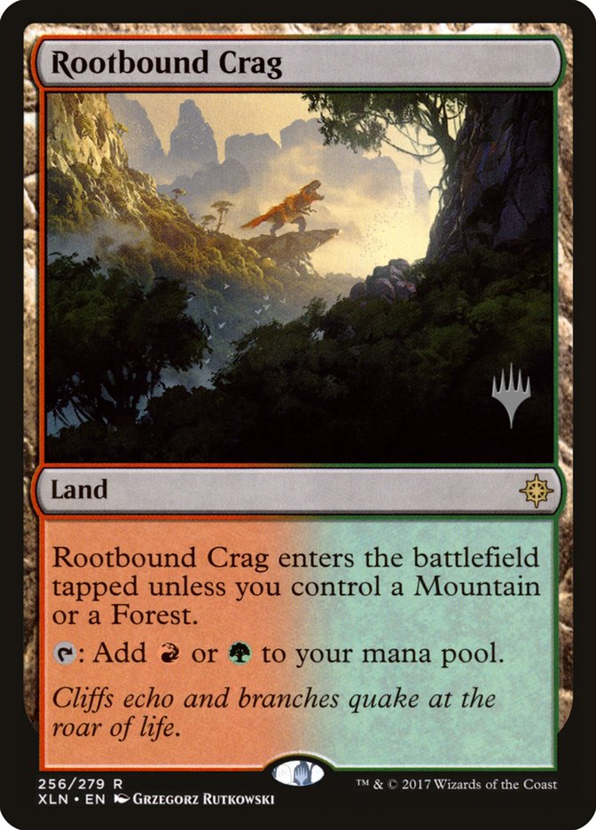 Rootbound Crag (Promo Pack) [Ixalan Promos] 