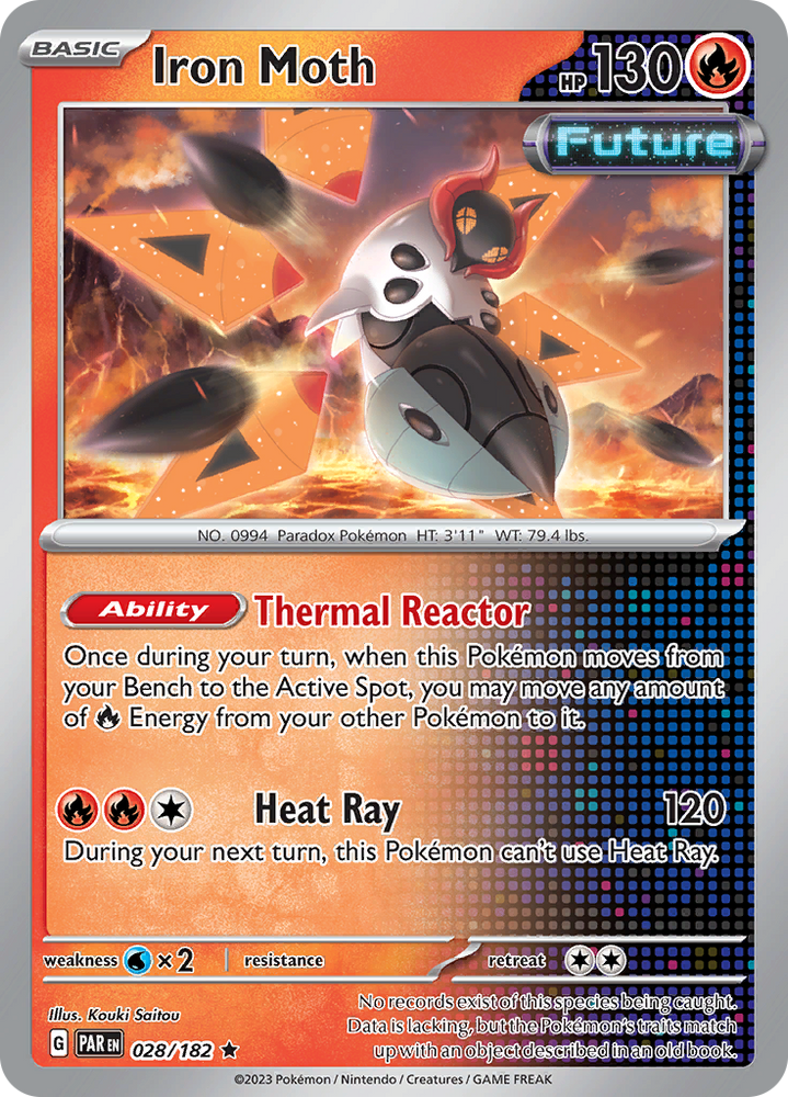 Iron Moth (028/182) [Scarlet &amp; Violet: Paradox Rift] 