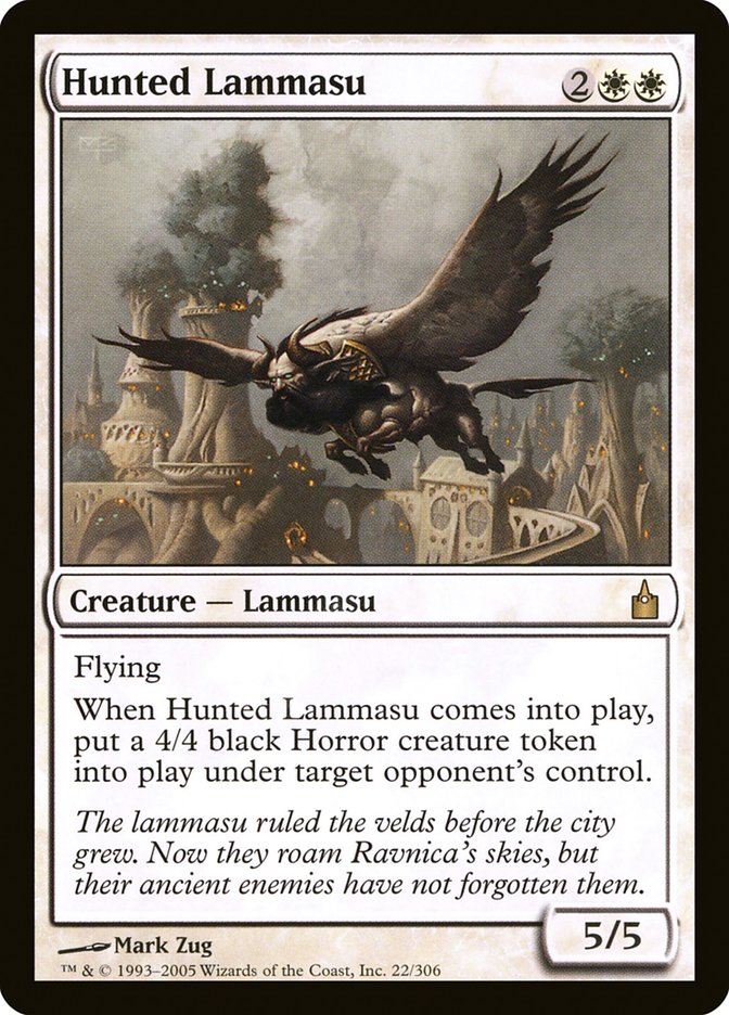 Hunted Lammasu [Ravnica: City of Guilds] 