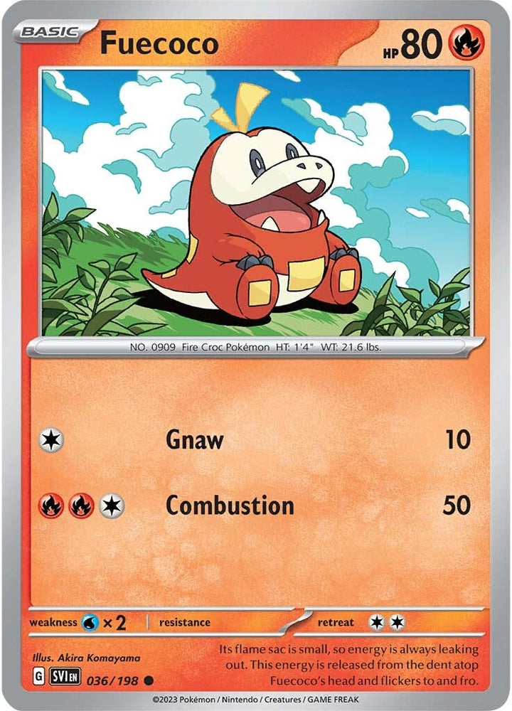 Fuecoco (036/198) [Scarlet &amp; Violet: Base Set] 