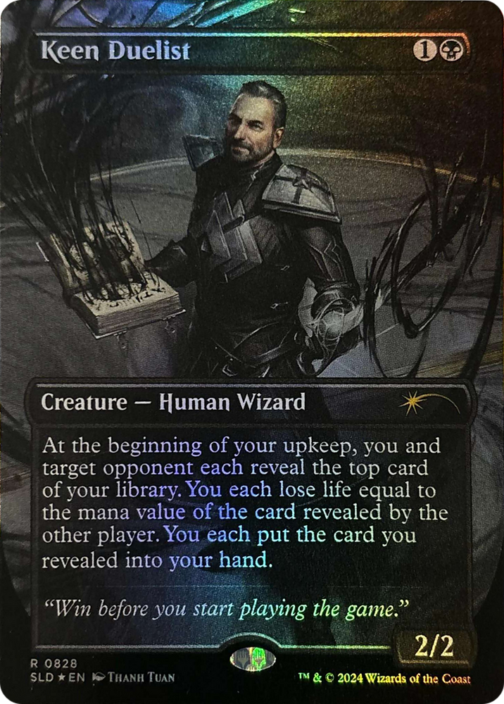 Keen Duelist (Rainbow Foil) [Secret Lair Drop Series] 