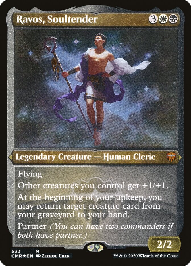 Ravos, Soultender (Etched) [Commander Legends] 