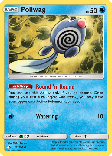 Poliwag (36/214) [Sun &amp; Moon: Unbroken Bonds] 