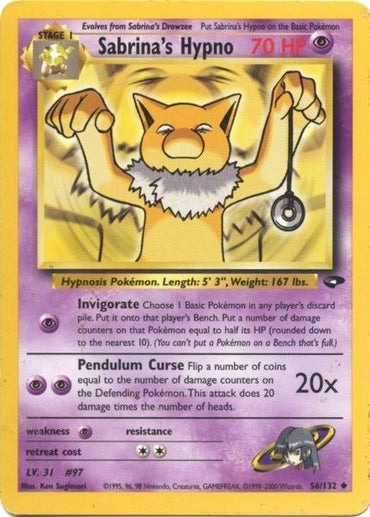 Sabrina's Hypno (56/132) [Gym Challenge Unlimited] 