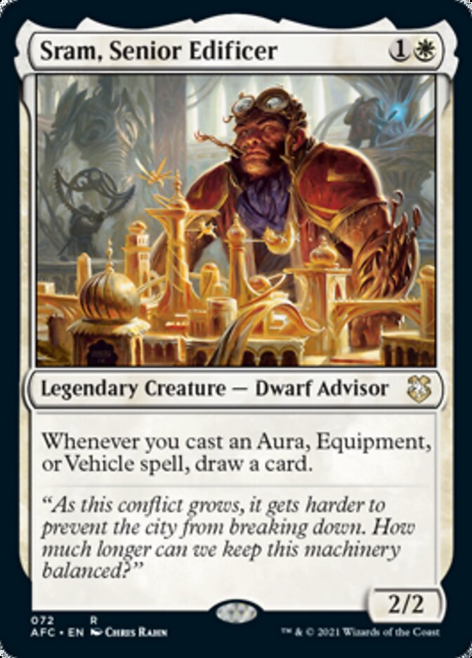 Sram, Senior Edificer [Dungeons &amp; Dragons: Adventures in the Forgotten Realms Commander] 
