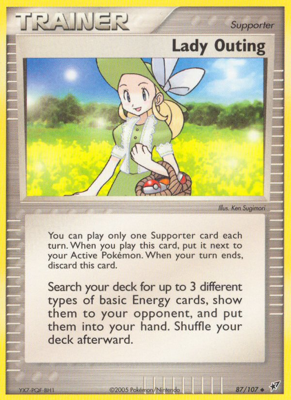 Lady Outing (87/107) [EX: Deoxys] 