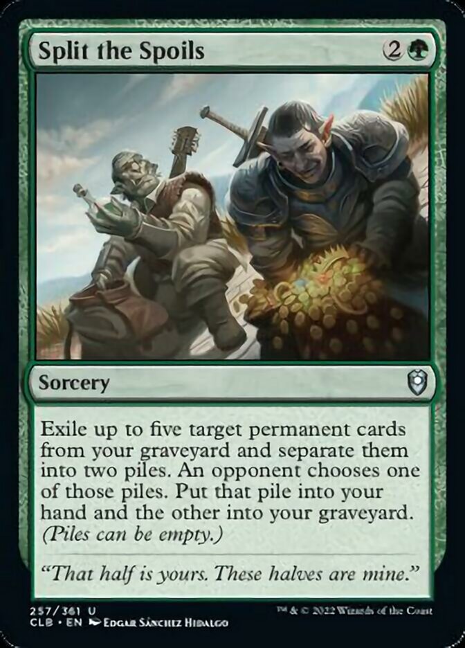 Split the Spoils [Commander Legends: Battle for Baldur's Gate] 