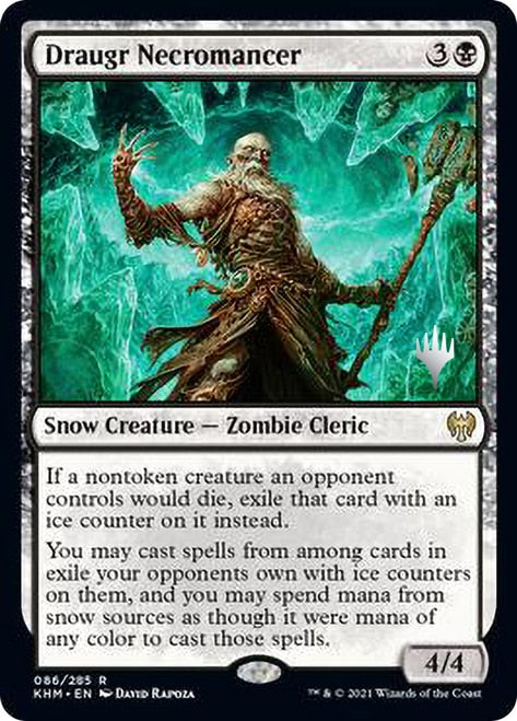 Draugr Necromancer (Promo Pack) [Kaldheim Promos] 