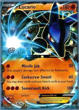 Lucario EX (54/111) (The Flying Hammer - Rowan Stavenow) [World Championships 2015] 