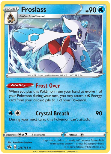 Froslass (036/198) [Sword &amp; Shield: Chilling Reign] 